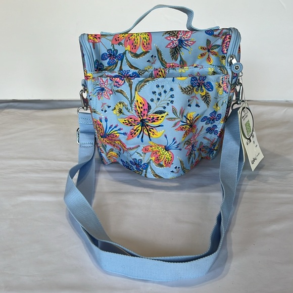 Kipling New Kichirou Lunch Bag Insulated Wild Flowers NWT - Picture 9 of 15